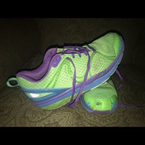 LIME GREEN & PURPLE MBT SHOES